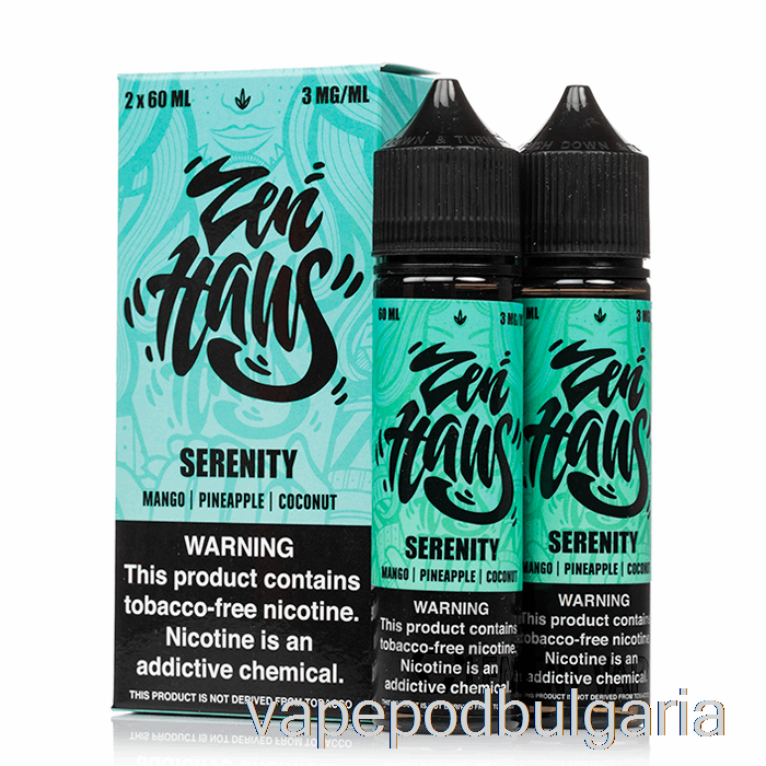 Vape Течности Serenity - Zen Haus - 120ml 3mg